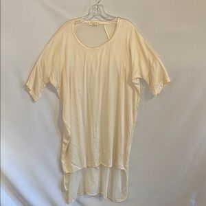 Stark X Oversized Top Tee T-Shirt cream white St. Bernard Small